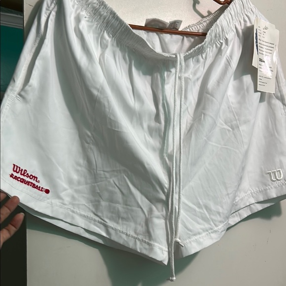Wilson White Athletic Shorts with Elastic Waistband - Picture 6 of 9